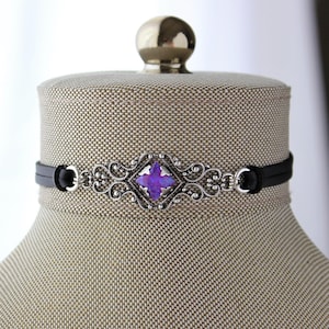 Purple Opal Choker. 13 Opal Color Options