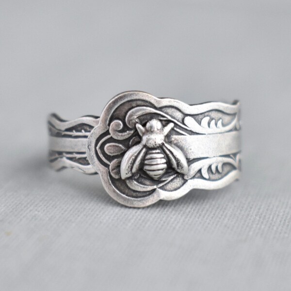 Bee Spoon Ring - Etsy