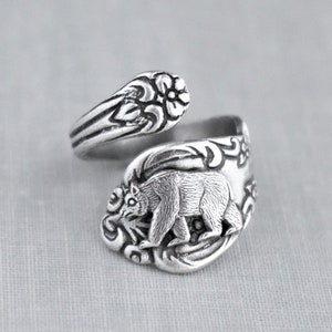 Bear Spoon Ring