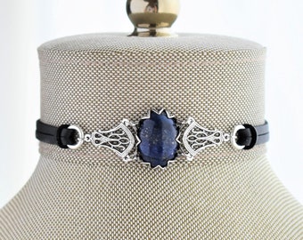 Lapis Lazuli Choker. 11 Gemstone Options