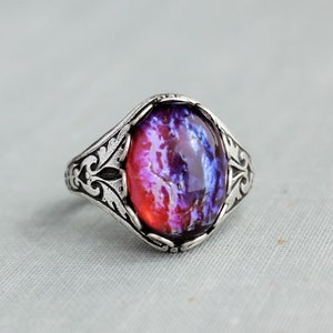 Dragons Breath Mexican Fire Opal Ring