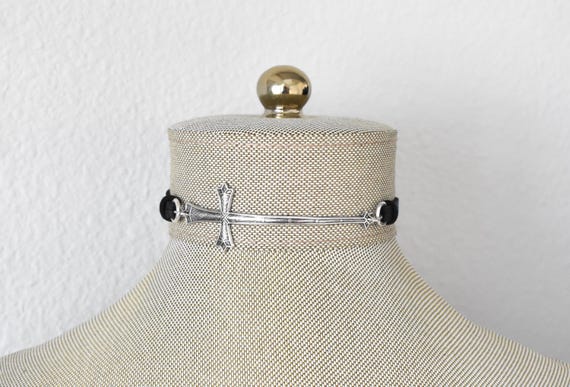Sword of the Spirit Leather Choker. Over 20 Leather or Suede colors to choose from