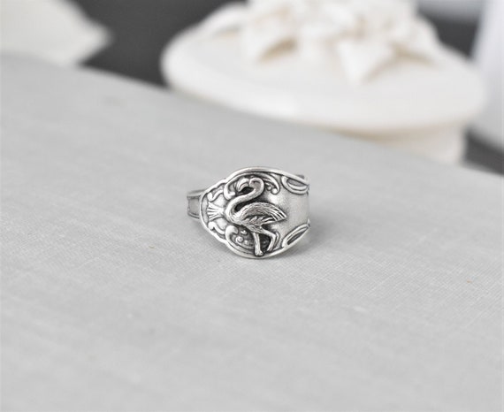 Flamingo Spoon Ring