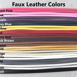 Labradorite Leather Choker. 17 Gemstone options. 16 leather colors. image 8