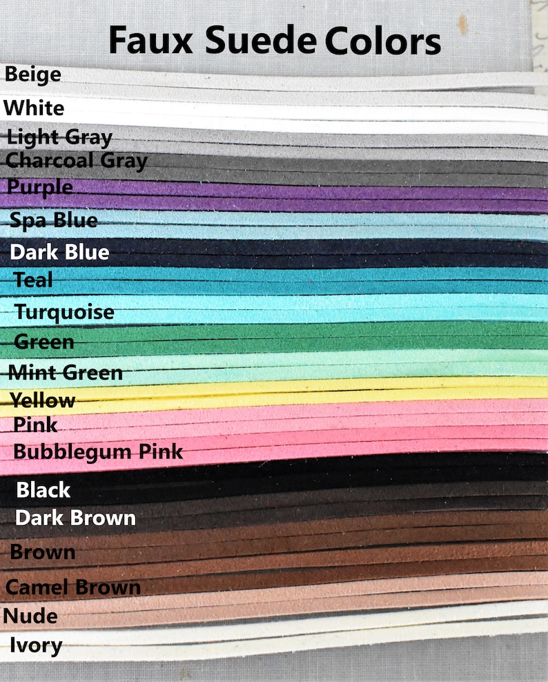 Labradorite Leather Choker. 17 Gemstone options. 16 leather colors. image 9