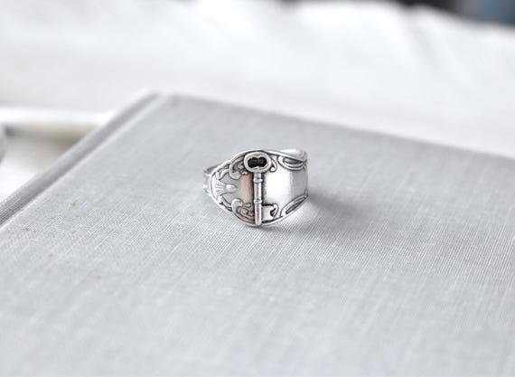 Skeleton Key Spoon Ring.