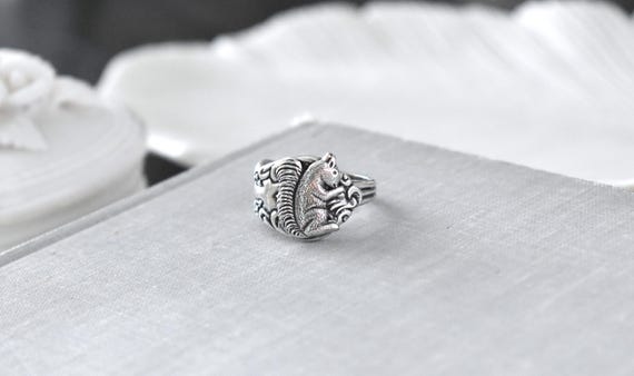 Squirrel Spoon Style Ring