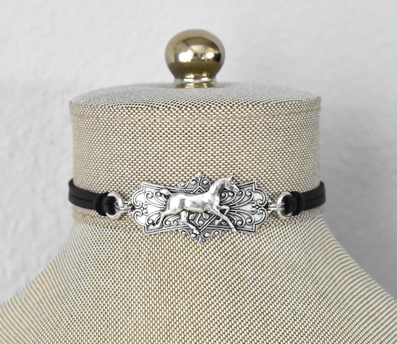 Horse Leather Choker. Choose from 20 leather colors