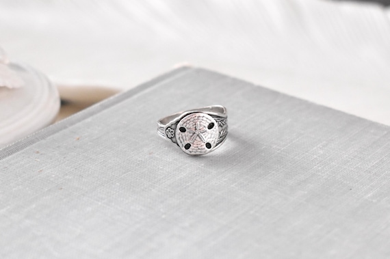Sand Dollar Spoon Style Ring