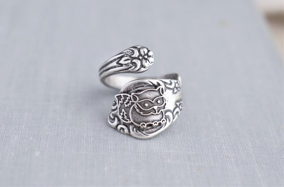 Raccoon Spoon Ring