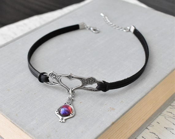 Mexican Fire Opal Choker. 25 Opal OR Gemstone options