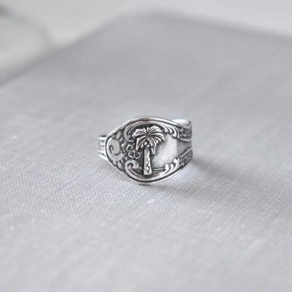 Palm Tree Spoon Ring