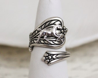 Horse Spoon Ring