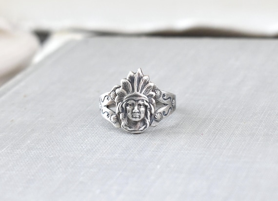 Native American Ring. Chief Ring