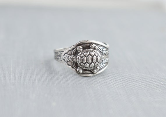 Turtle Spoon Ring
