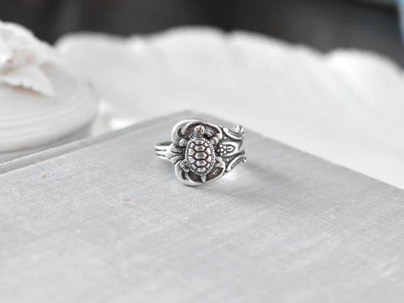 Turtle Spoon Style Ring