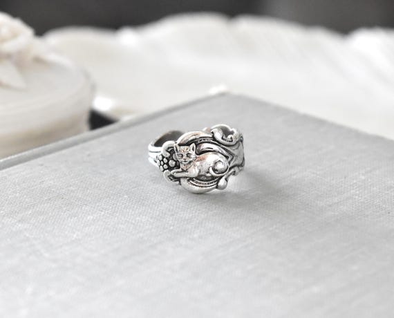 Cat Spoon Style Ring