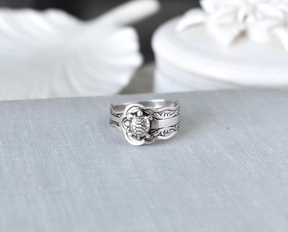 Turtle Spoon Ring