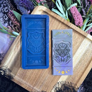 Moth Silicone Mold: Wax Melts, Snap Bars, Crafts, Resin