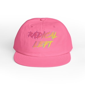 Radikal vänster Neon Retro Surfkeps 90-tals Politisk Streetwear Snapback