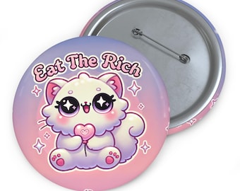 Eat The Rich | Pin Button