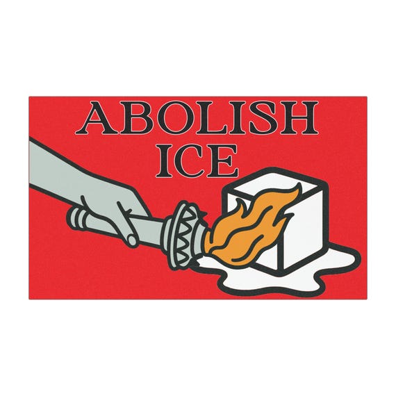 Abolish ICE Car Magnet | Support Immigrant Rights