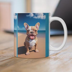 Adorable French Bulldog Mug | Perfect Gift for Dog Lovers, Coffee Lovers, Pet Owners, Cute Home Decor, Animal Lovers