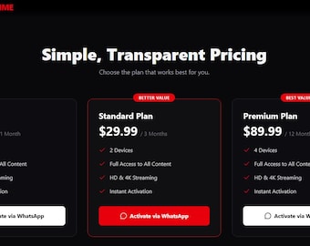 Thème WordPress IPTV moderne pour Smart TV streamprime.live pour le service de streaming