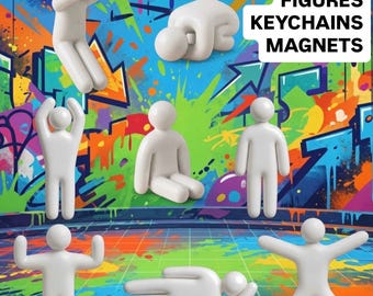 Meccha Chameleon Figurines / Magnets / Keychains