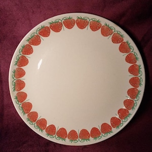 Arabia Pomona Erdbeere Vintage Sammler seltener Teller Pomona Erdbeere Kaarina Aho