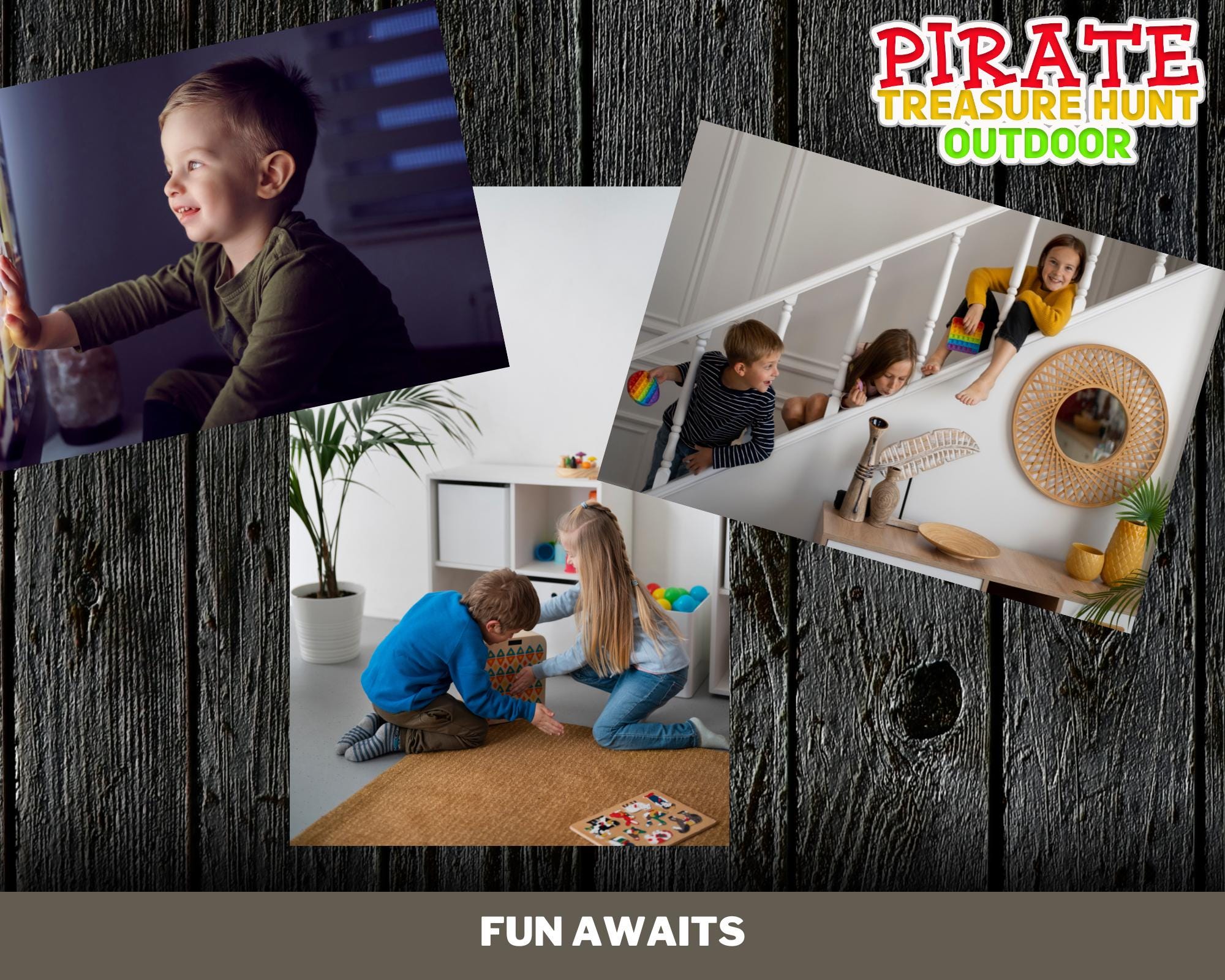 Pirate Treasure Hunt Outdoor | Pirate Scavenger Hunt Outdoor | Game for ...