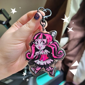 Monster Girls Draculaura Keychain