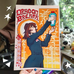 Mouthwashing Art Nouveau Inspired Print