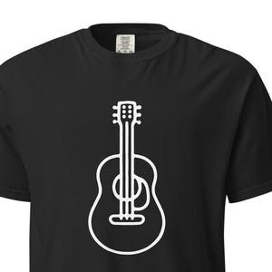 Guitar T-Shirt Music Lover Tee Art Guitar Unisex Musician Gift Music Enthusiast Shirt Guitarist Apparel