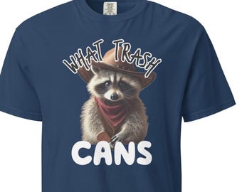 Funny Cowboy Raccoon T-Shirt: Western Humor Tee