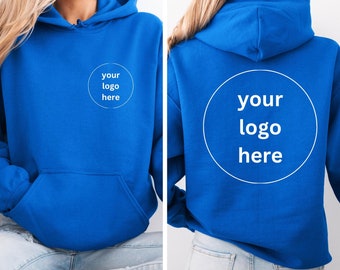 Custom Logo Sweatshirts, Custom Company Logo Hoodie, Personalized Gift, Design Your Own, Personalized Logo Hoodie, Matching Custom Shirt