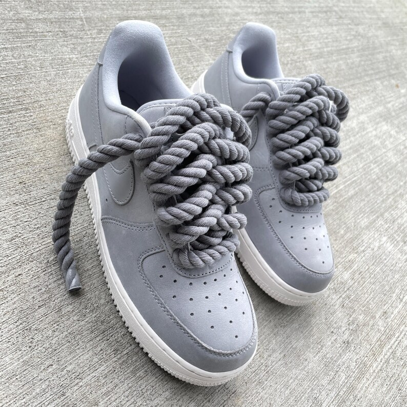women air force 1 with rope laces