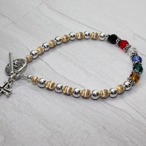 Sterling Silver 14KT Gold Fill Salvation Bracelet