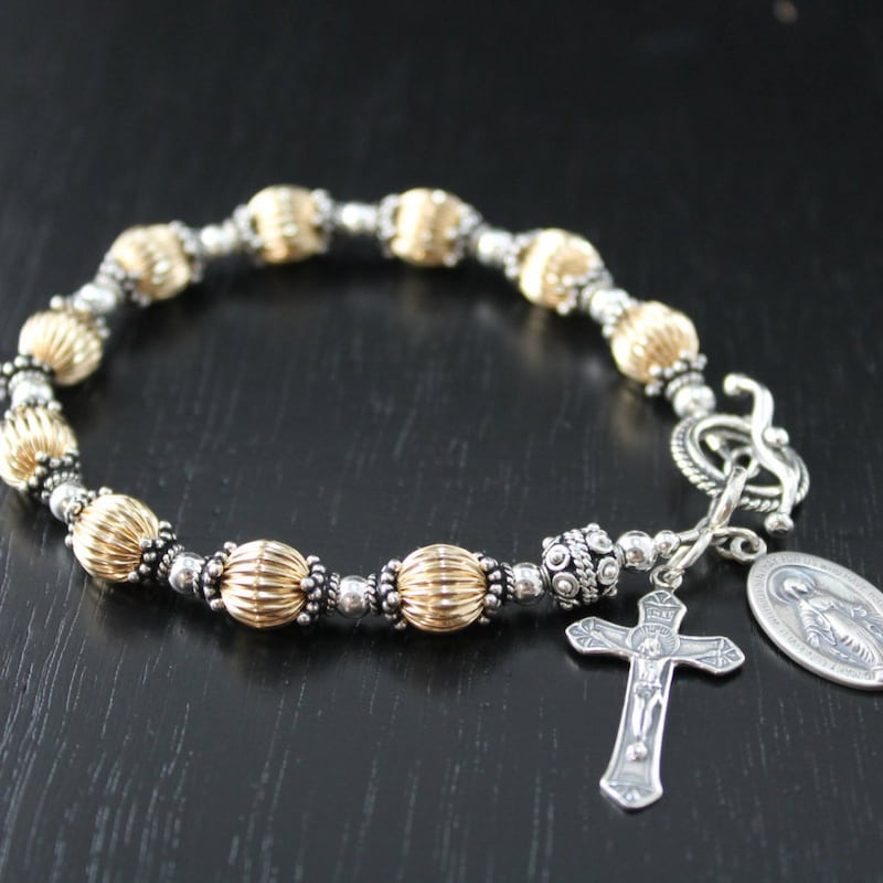 Rosary Bracelet - Etsy