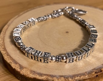 Snarky Custom made Sterling Silver Bracelet