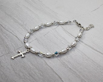 Sterling First Communion Bracelet