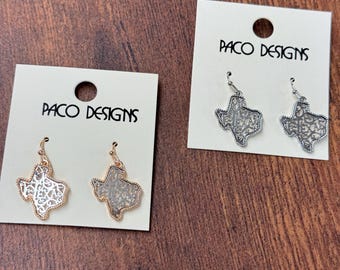 Small Lasso Trim Texas Filigree Earrings