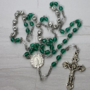 Custom Personalized Name Birthstone Rosary