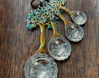 Cuillères à mesurer Tree of Life : lot de 4