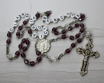 Personalized Birthstone Rosary Special Price!