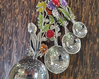 Juego de cucharas medidoras para ramo de flores