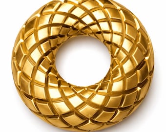 Aether Spiral Torus | Rodin Coil Torus STL File 99mm x 28mm Diameter Coil | Magnetic Generator | iToroid Vortex Generator 2 x 13 TURNS