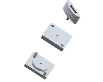 Copper Triskelion Coils | 40mm Wire Coil Winding Jig | 0.95 mm Wire Spiral Tool | Flat Coil Jig | 3D Print STL