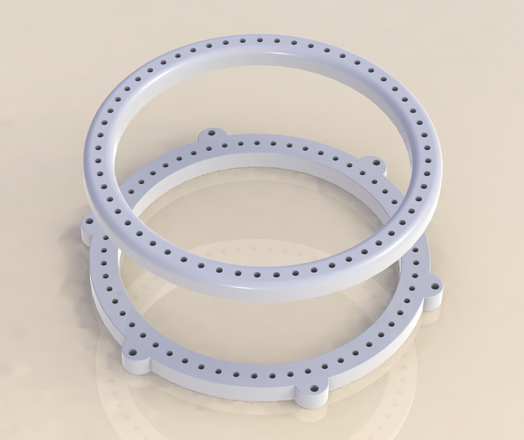 Lester Rings STL – Coil Rings En 1928 Lester J. Hendershot | Ø164 / Ø136 Mm | 57 × ...