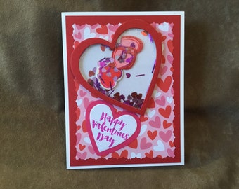 Valentine’s Day Shaker Card (C-398)